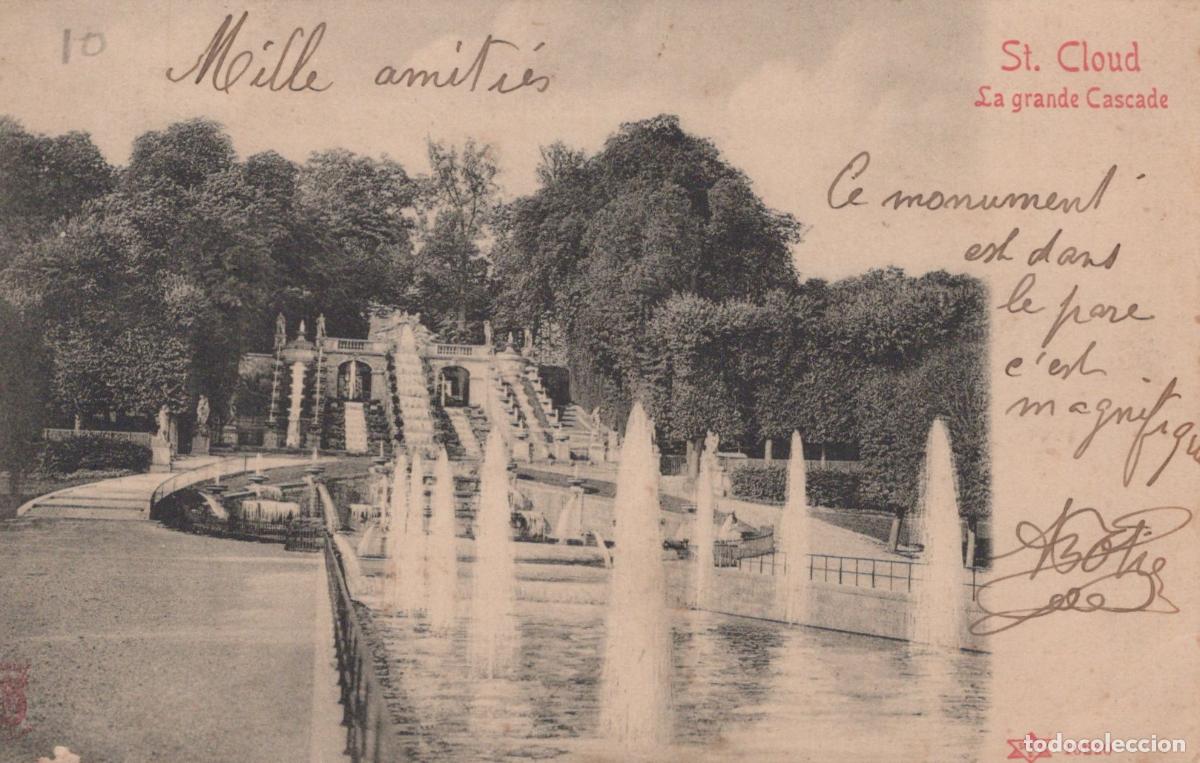 Postcards: France St Cloud &Icirc;le de Grande Cascade Architecture Unposted *YAB742