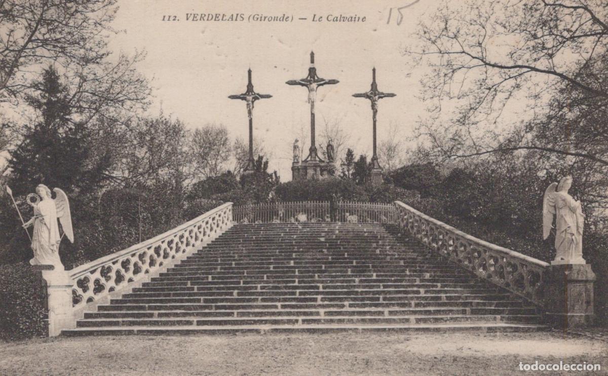 Postcards: France Verdelais Le Calvaire Monument Religieux *YAB750