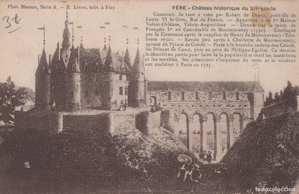 Postcards: France F&egrave;re Hauts de Ch&acirc;teau de en Tardenois Xiie Si&egrave;cle *YAB770