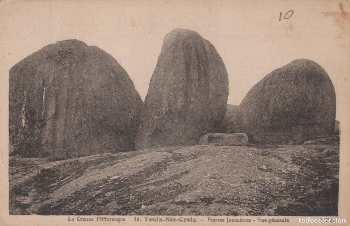 Postcards: France Toulx Sainte Croix Les Pierres Jaum&acirc;tres Creuse Unposted *YAB780