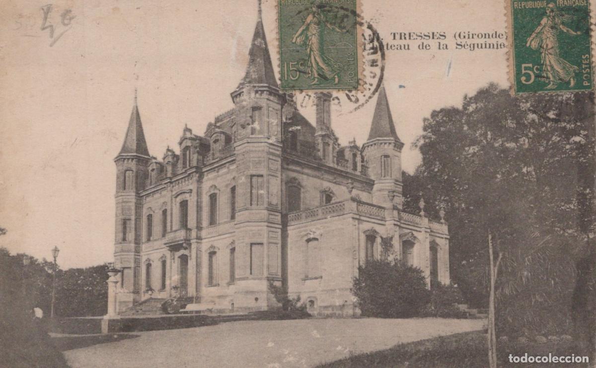 Postcards: France Tresses Ch&acirc;teau de la S&eacute;guinie Architecture *YAB795