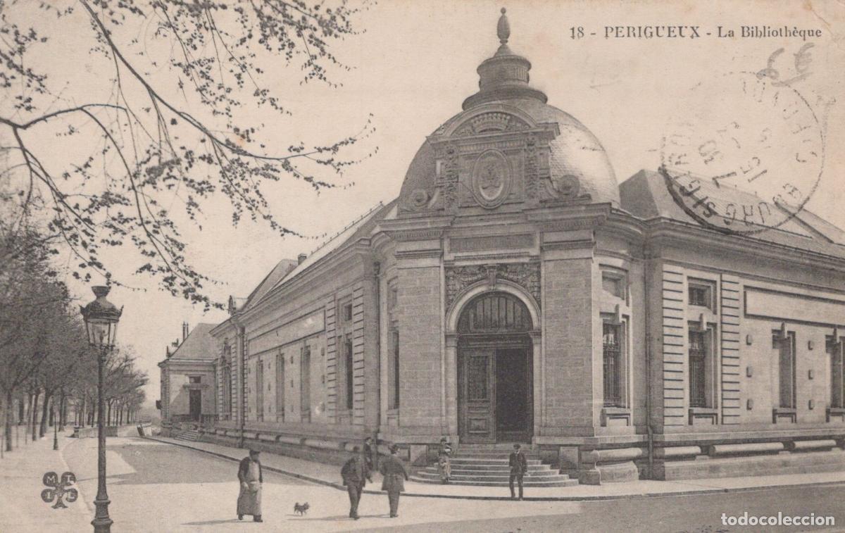 Postcards: France Perigueux P&eacute;rigueux la Biblioth&egrave;que Architecture Historique *YAB832