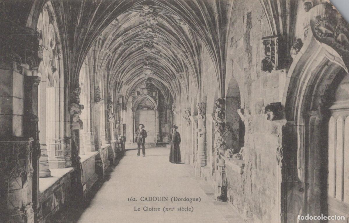 Postcards: France Cadouin Clo&icirc;tre Gothique Xvie Si&egrave;cle Architecture Int&eacute;rieure *YAB845