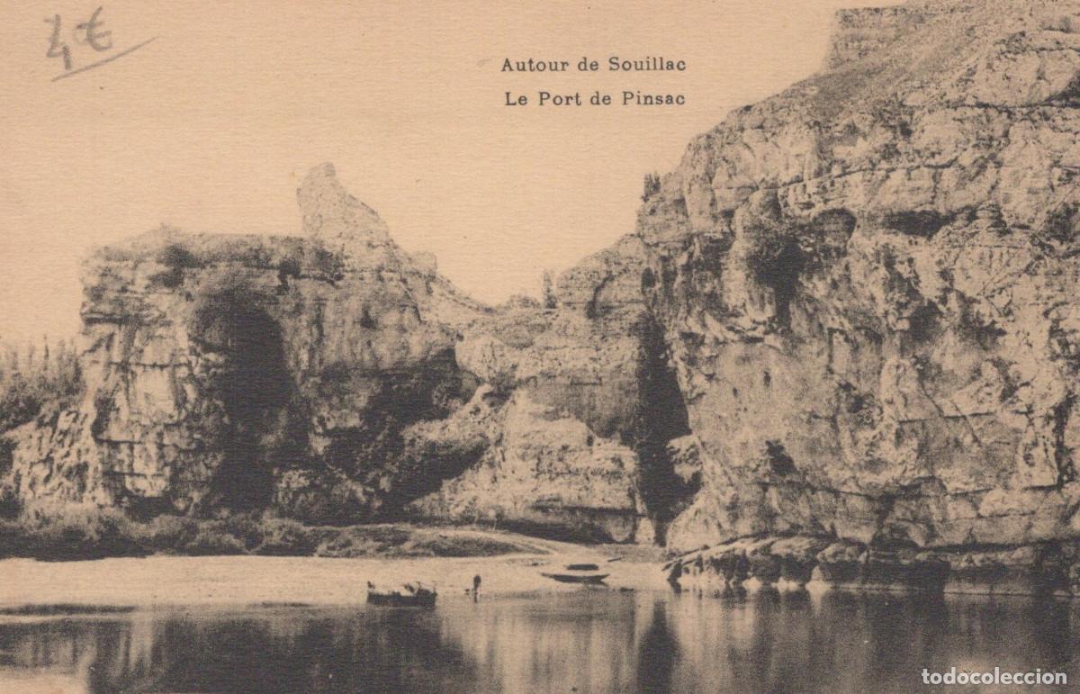 Postcards: France Pinsac Port de Falaises Dordogne Paysage Fluvial *YAB852