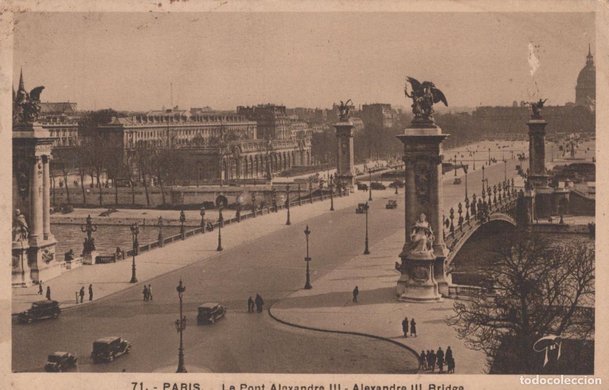 Cartoline: France Paris &Icirc;le de Pont Alexandre III Architecture *YAB895