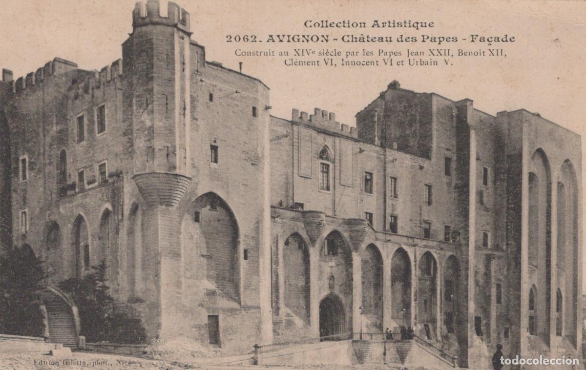 Postales: France Avignon Provence Ch&acirc;teau des Papes Architecture Papale Unposted *YAB990