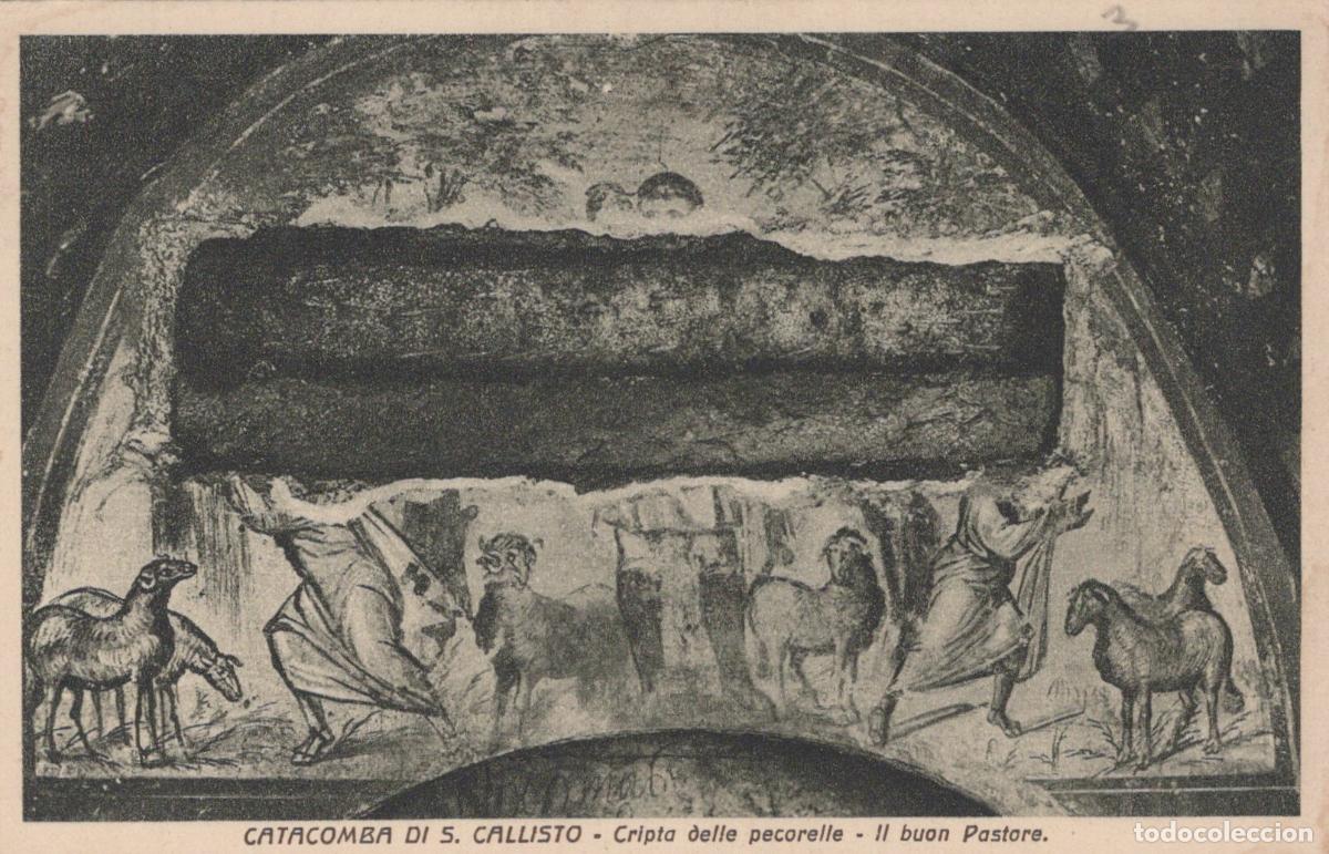 Postales: Italia Roma Catacombe San Callisto Cripta Pecorelle Buon Unposted *YAB997