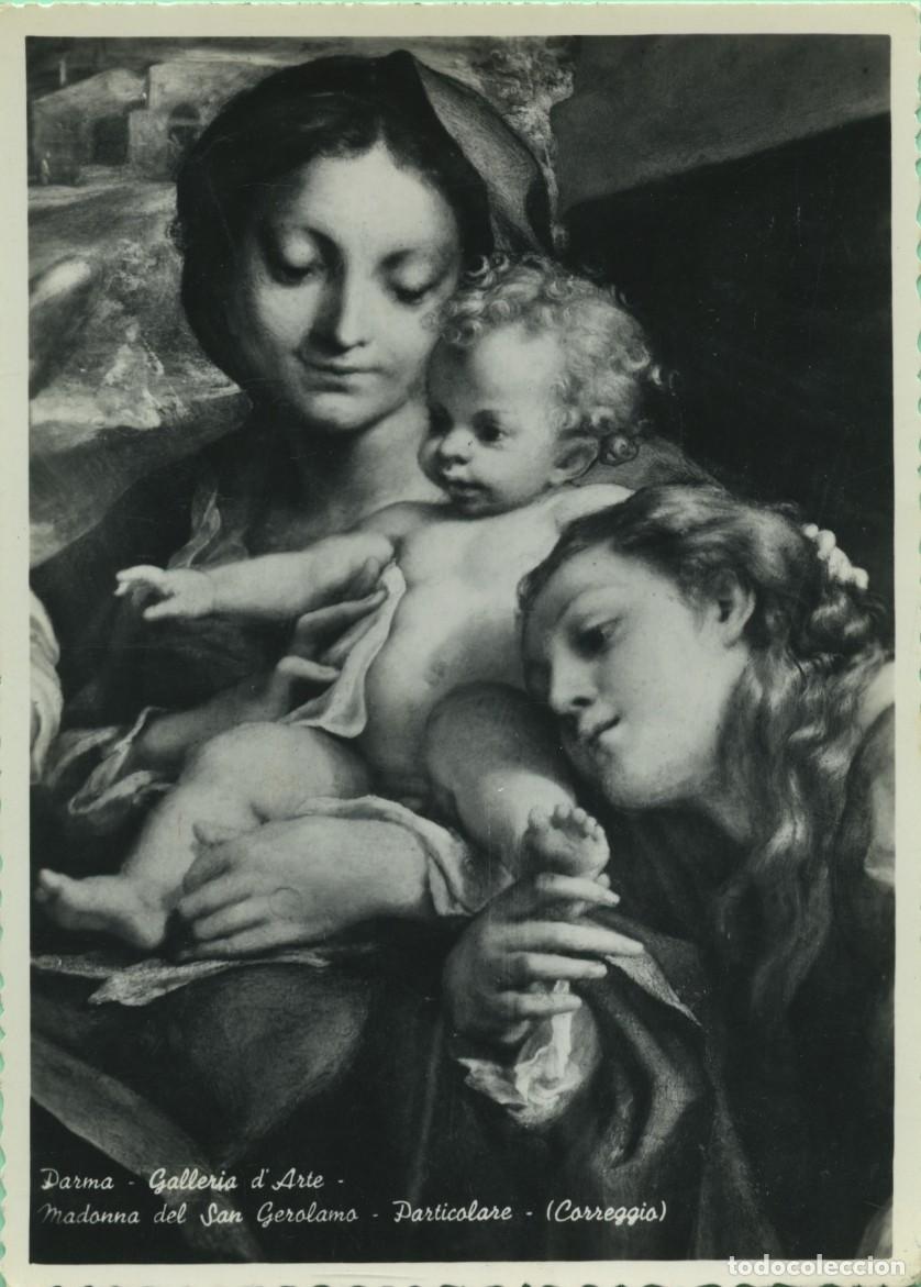Postais: N&ordm; 99-PARMA. Italia. Galer&iacute;a de arte. Madonna del San Gerolamo. ED. POTALFOTO