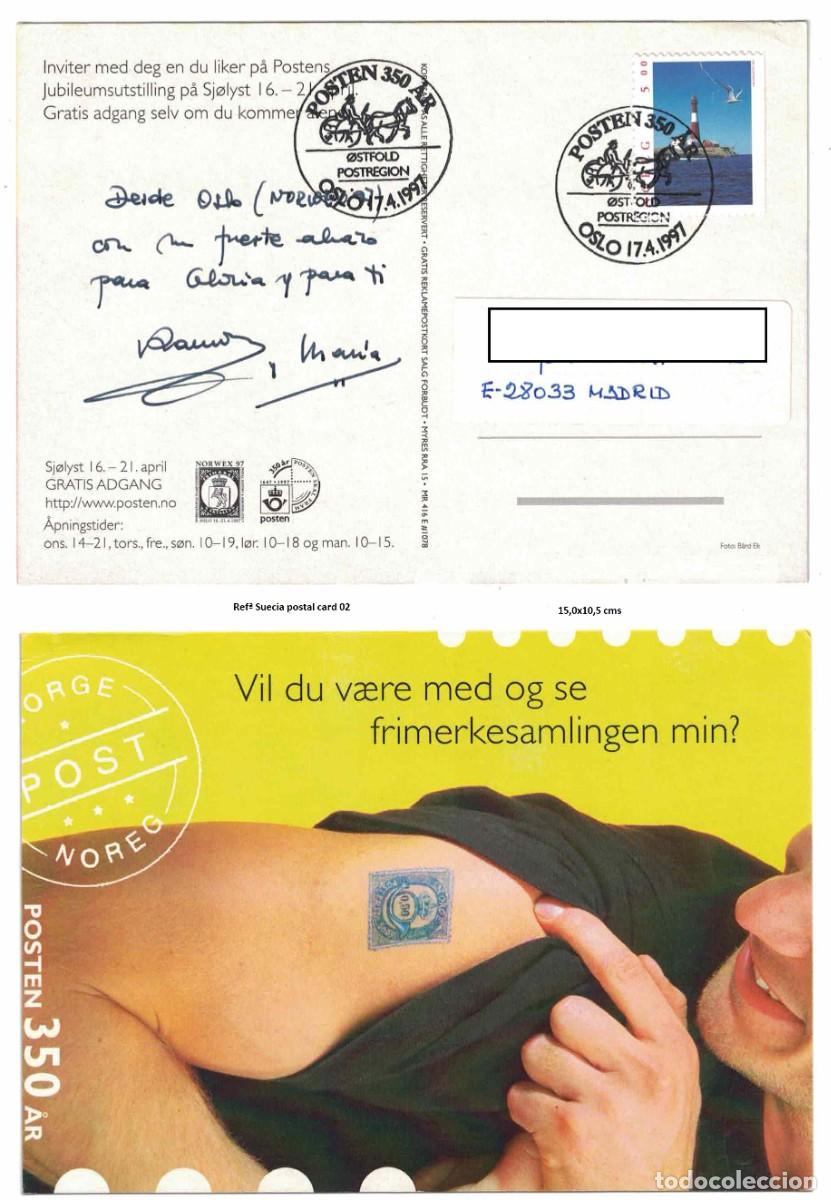 Postales: Tarjeta postal remitida desde Oslo a Madrid el 17-4-1997