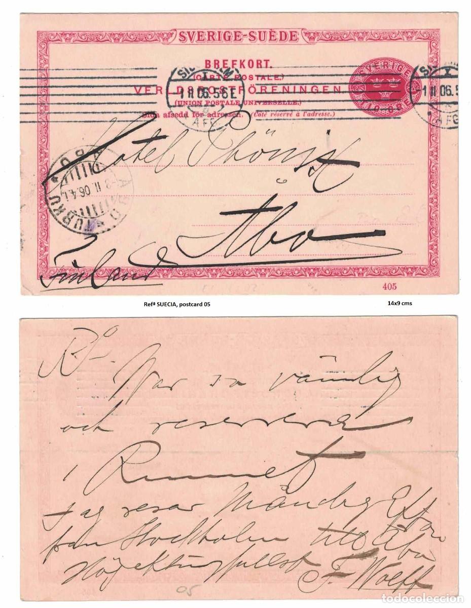 Postales: Tarjeta entero postal SVERIGE- SUEDE