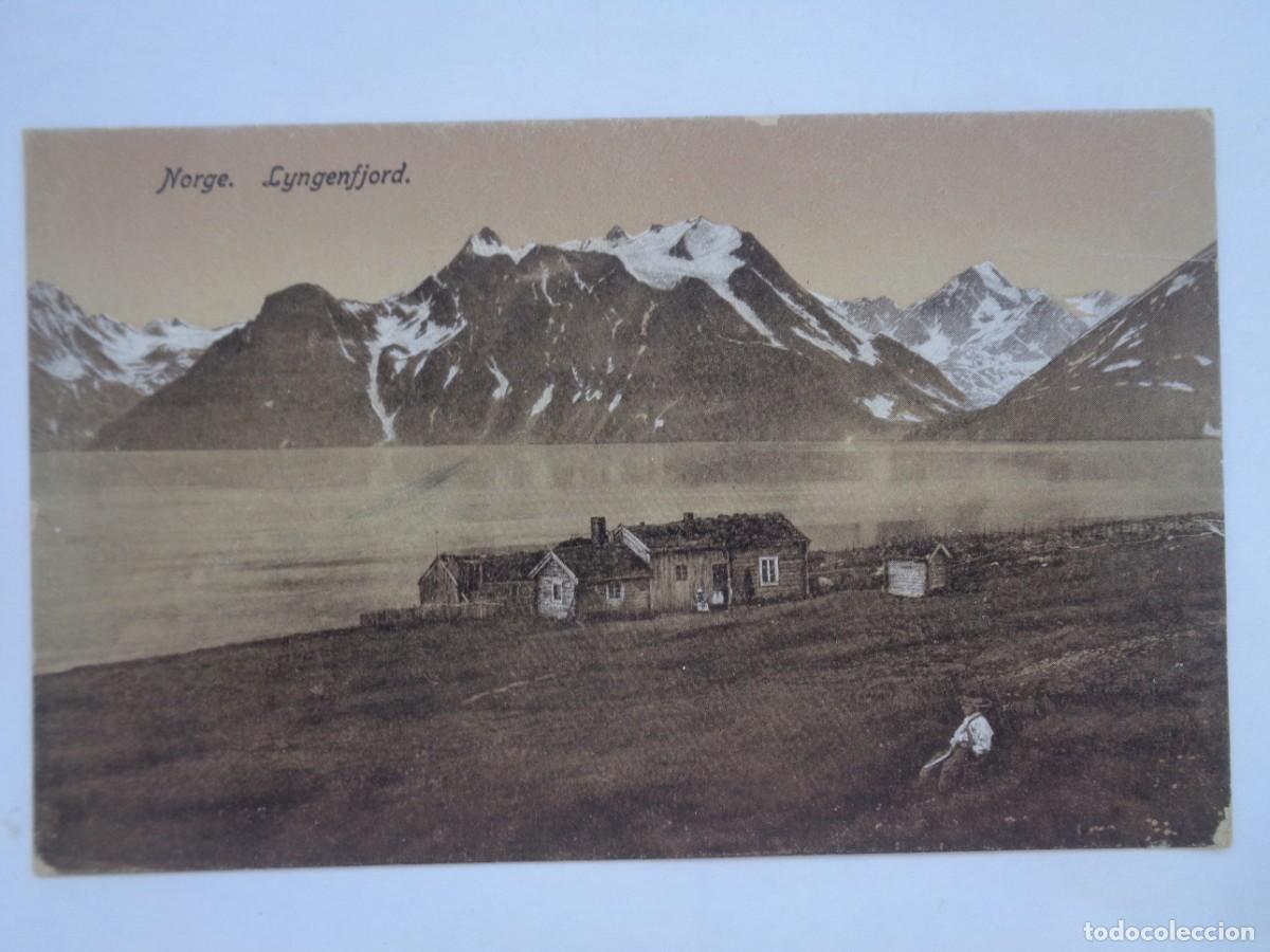 Postales: POSTAL DE NONUEGA : FIORDO DE LYNGEN . PRINCIPIOS DE SIGLO