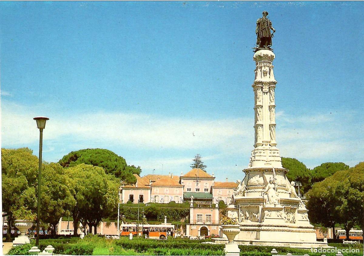 Postales: LISBOA. Portugal. Palacio de Bel&eacute;m. Est&aacute;tua a Afonso de Albuquerque. Sin circular. EDI&Ccedil;AO GRAPEMAR