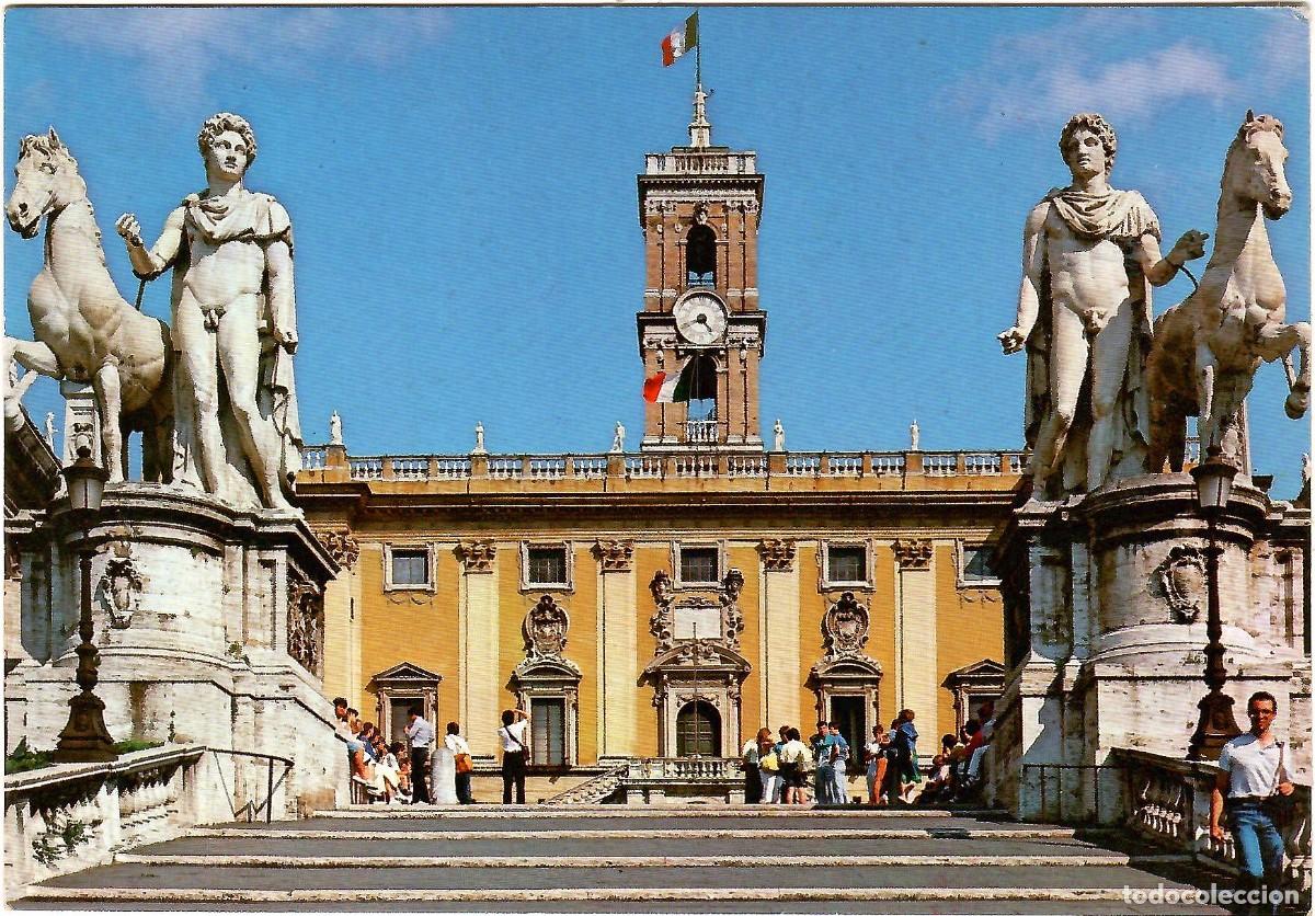 Postales: N&ordm; ROM 363/624-ROMA. Italia. Il Campidoglio. Sin circular