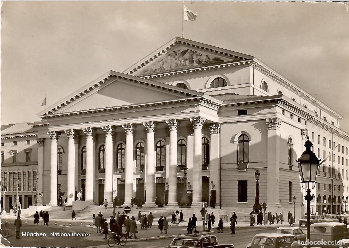 Postales: MUNICH. Alemania. Teatro Nacional. Sin circular. ED. A. LENGAUER