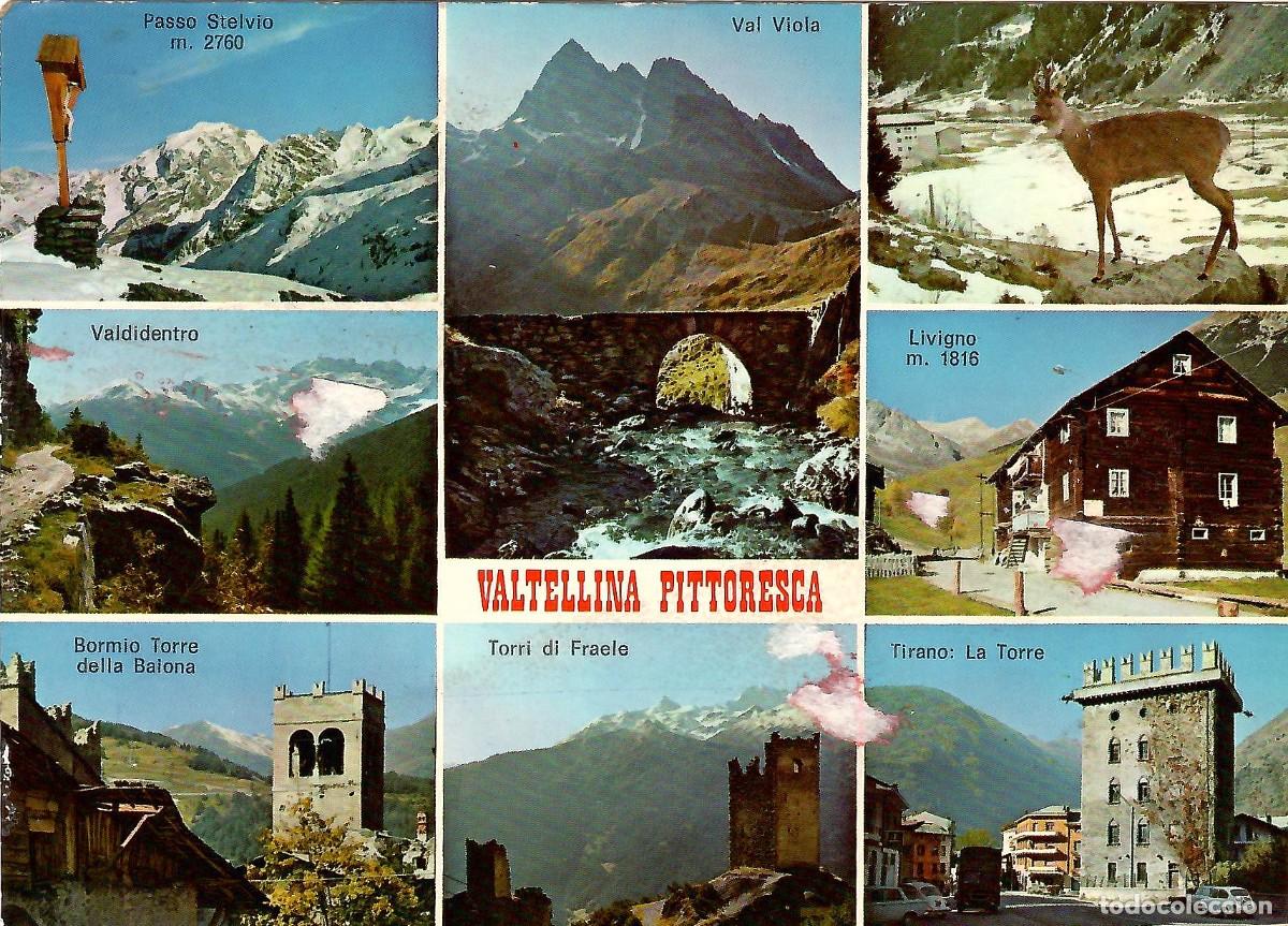 Postales: VALTELLINA PINTURESCA. Italia. Sin circular. ED. FOTOEDIZIONI G. CARMINATI