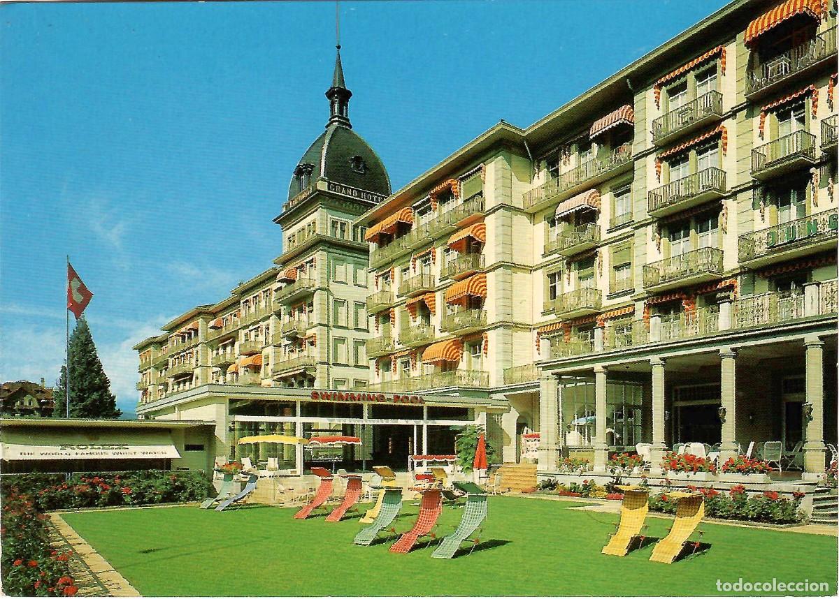 Postales: INTERLAKEN. Suiza. Gran Hotel Victoria. Jungfrau. Sin circular