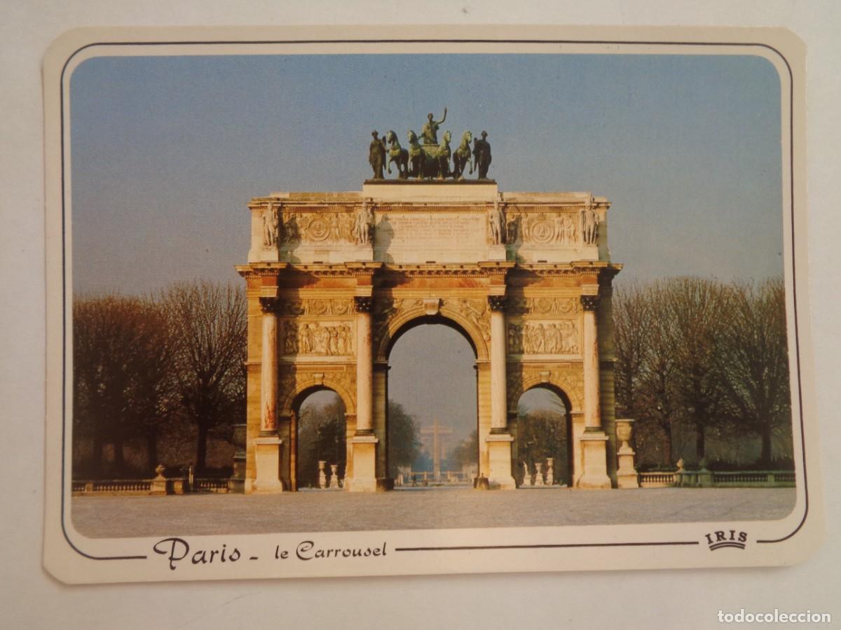 Postcards: POSTAL DE PARIS ( FRANCIA ): ARCO DEL TRIUNFO DEL CARRUSEL