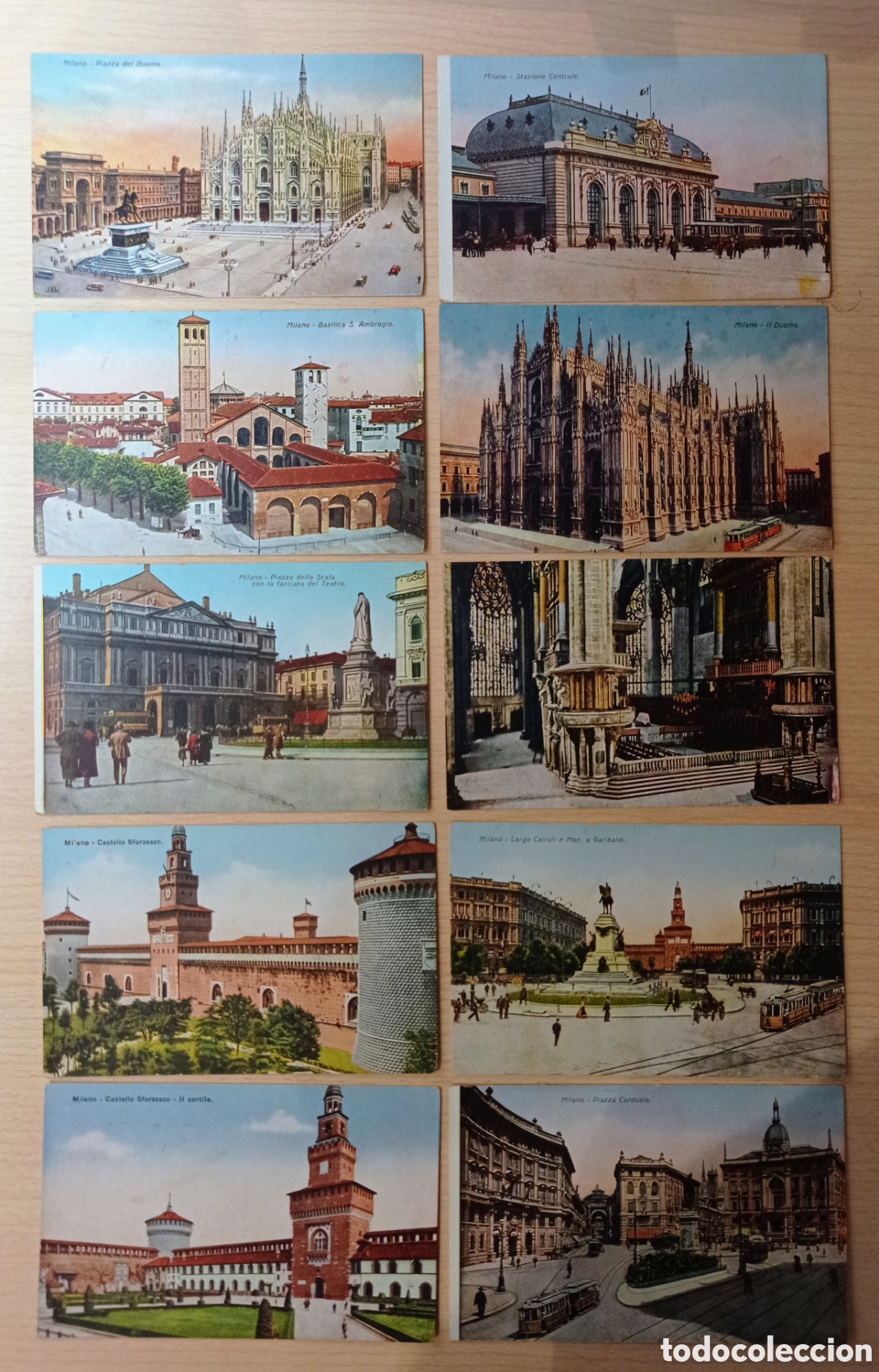 Postales: MILANO, 14 POSTALES PRINTED IN ITALY