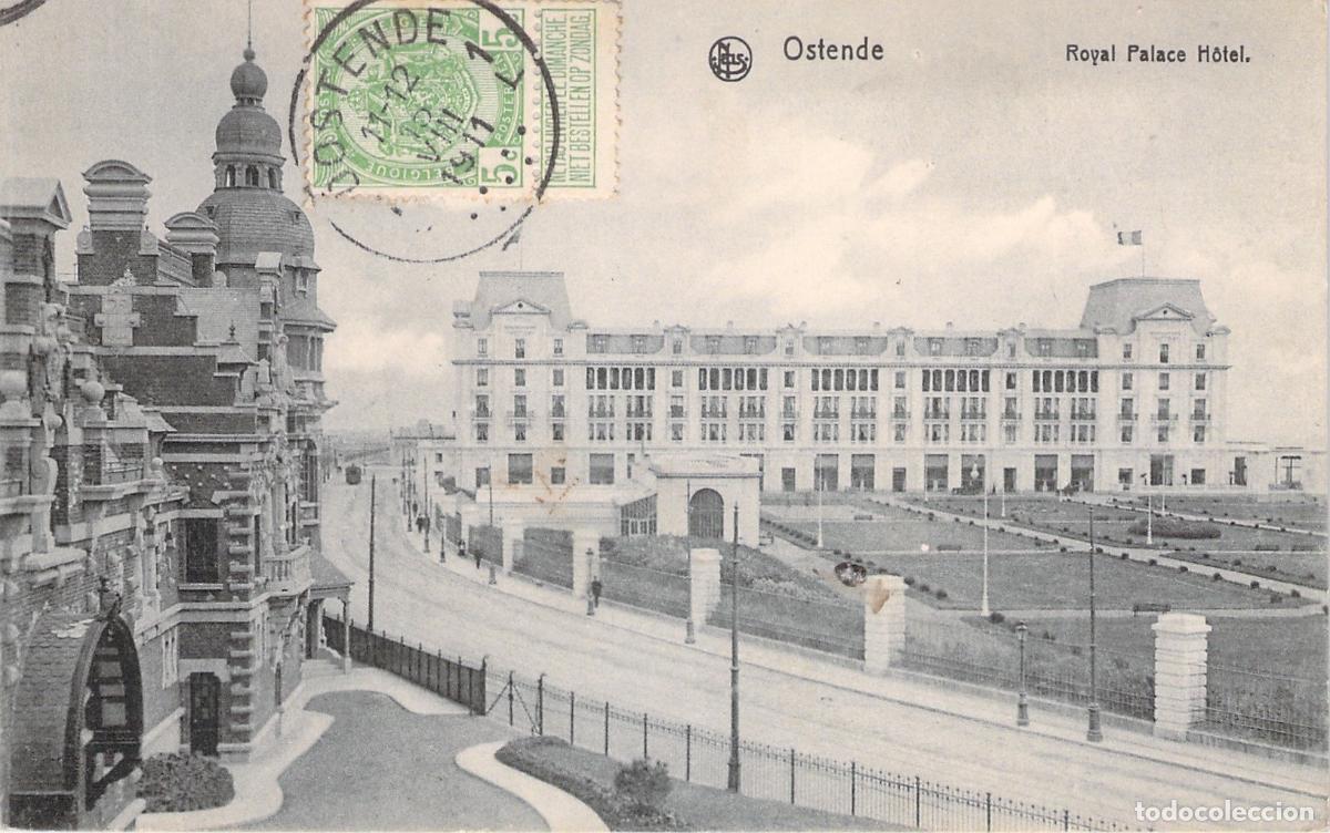 Postais: Postal de Ostende: Royal Palace Hotel en B&eacute;lgica