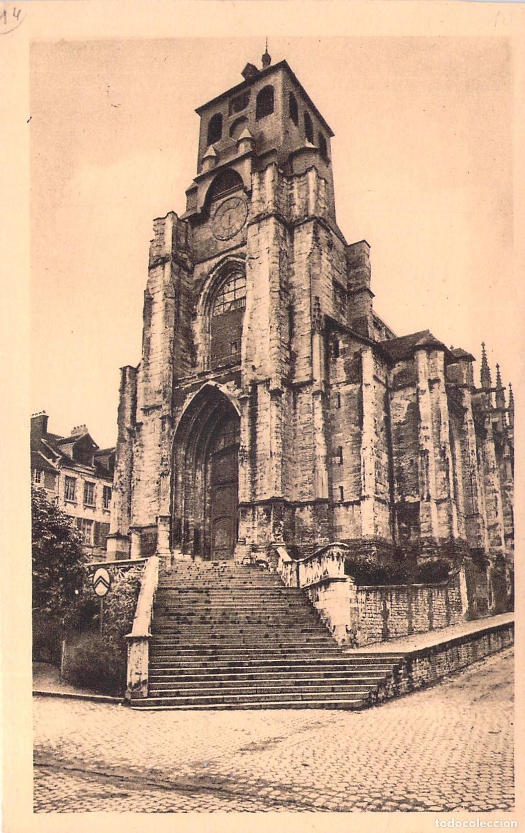 Postkarten: Postal de la Iglesia Saint-Jacques en Lisieux, Francia