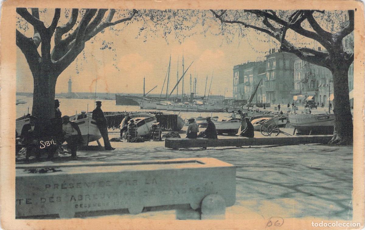 Postkarten: Postal de Cannes, el Viejo Puerto y el abrevadero