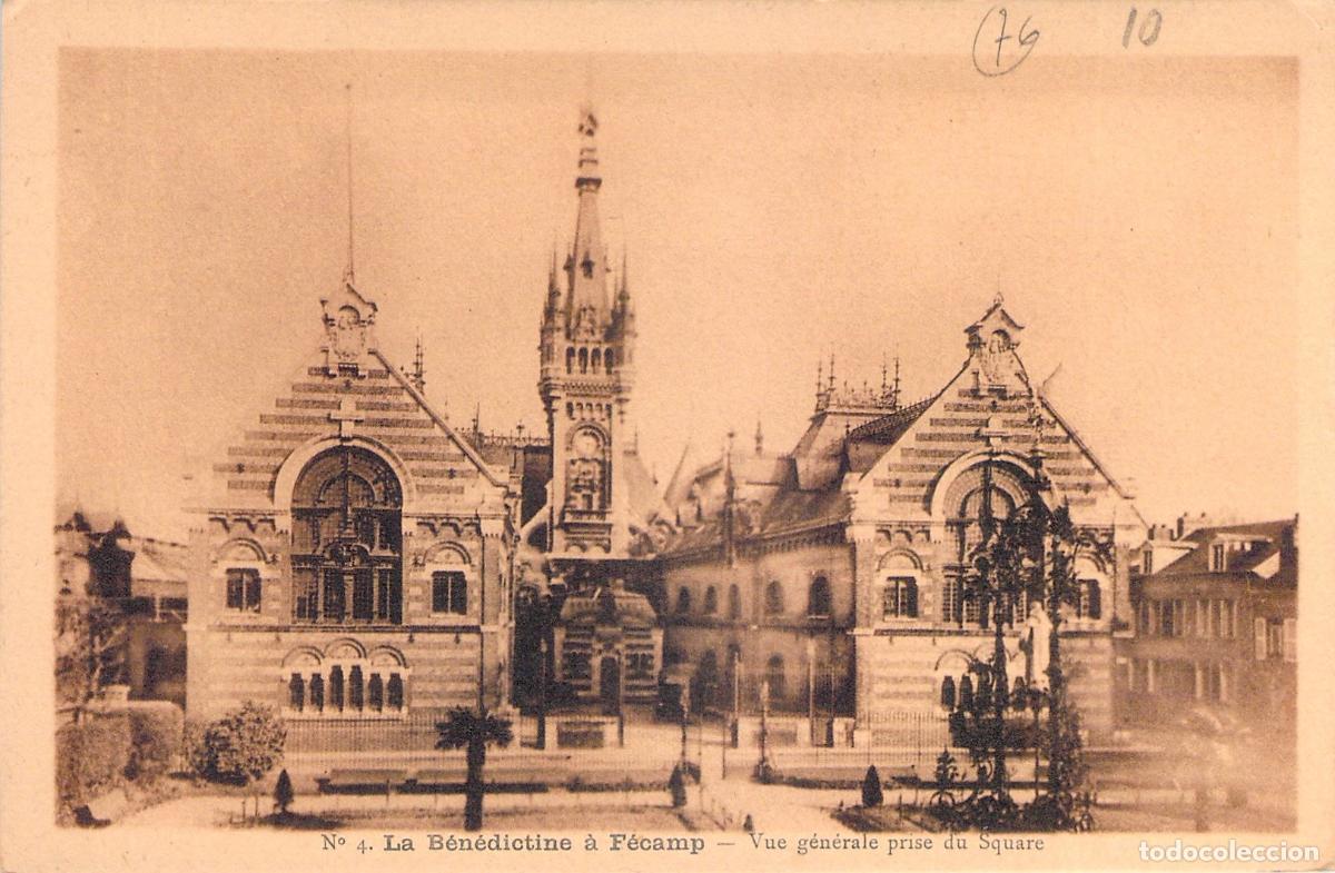 Postkarten: Postal del Palacio B&eacute;n&eacute;dictine en F&eacute;camp
