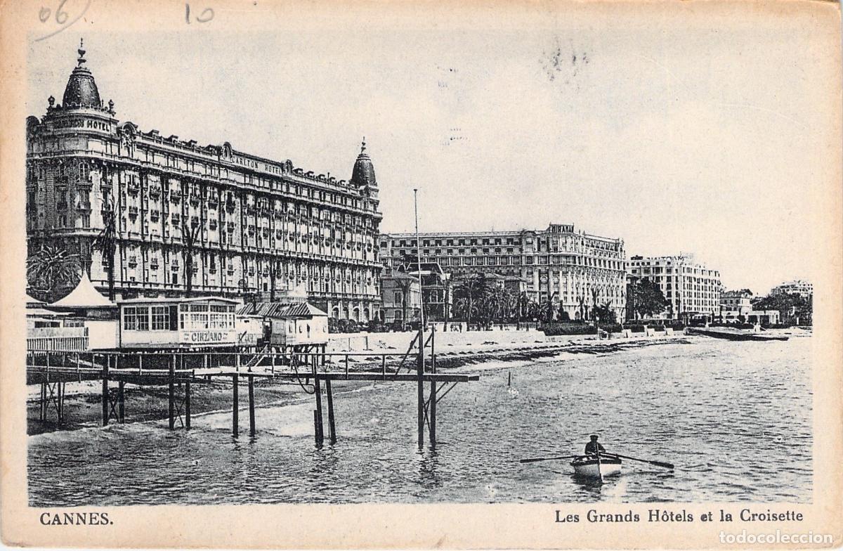 Postkarten: Postal de Cannes, Hotel Carlton y La Croisette