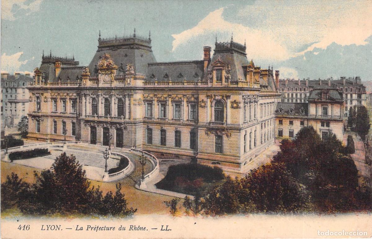 Cartes Postales: Postal de la Prefectura del Rhone en Lyon Francia