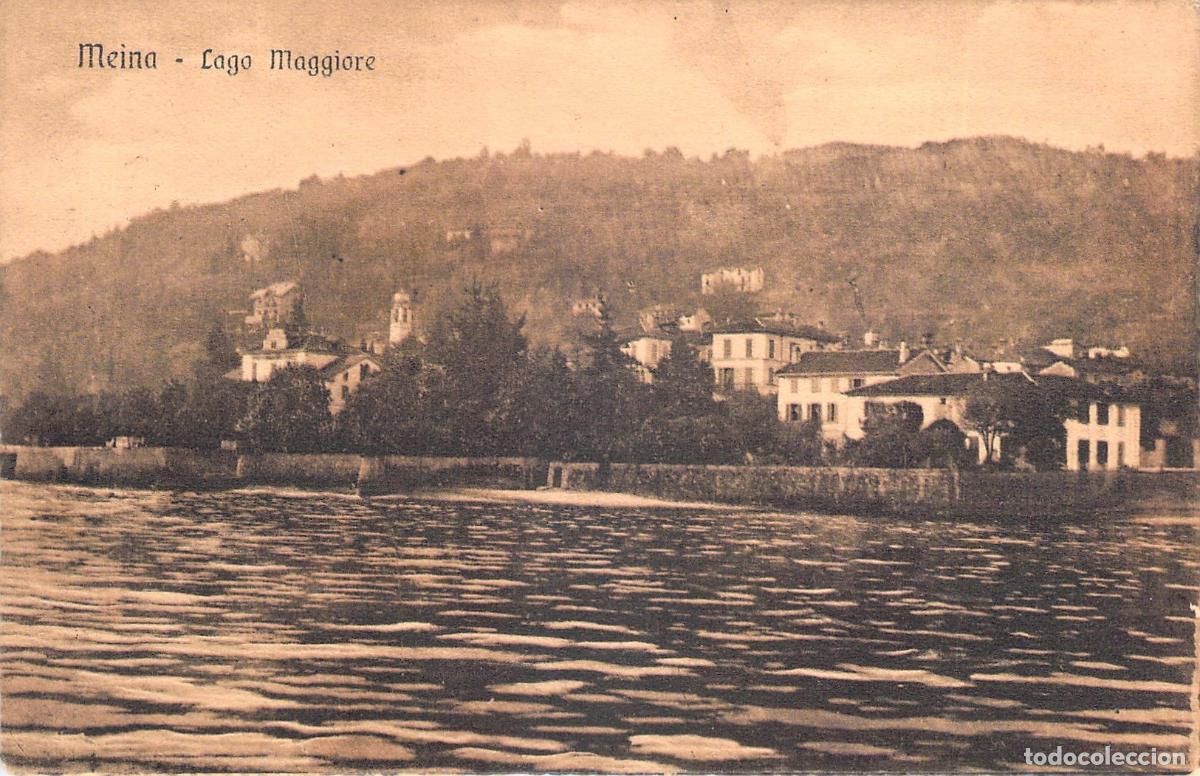 Cartes Postales: Postal de Meina y el Lago Maggiore en Italia
