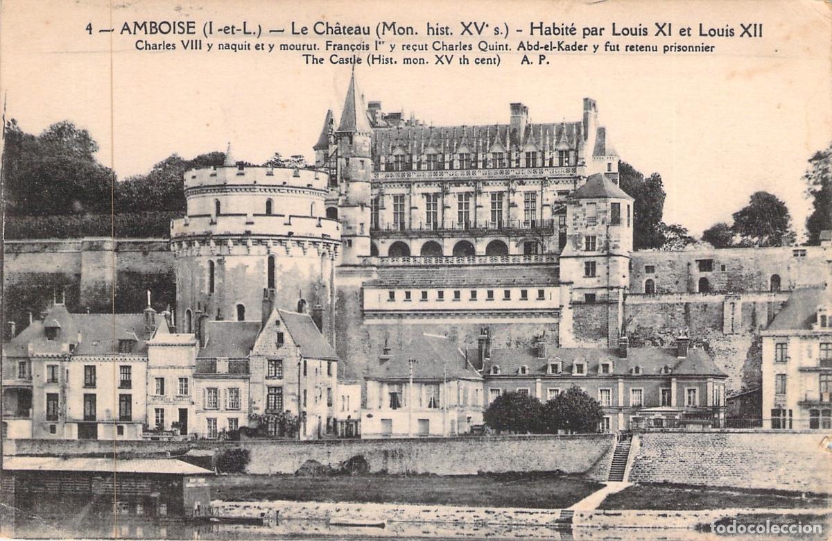 Cartes Postales: Postal de Francia - Castillo de Amboise en el Valle del Loira