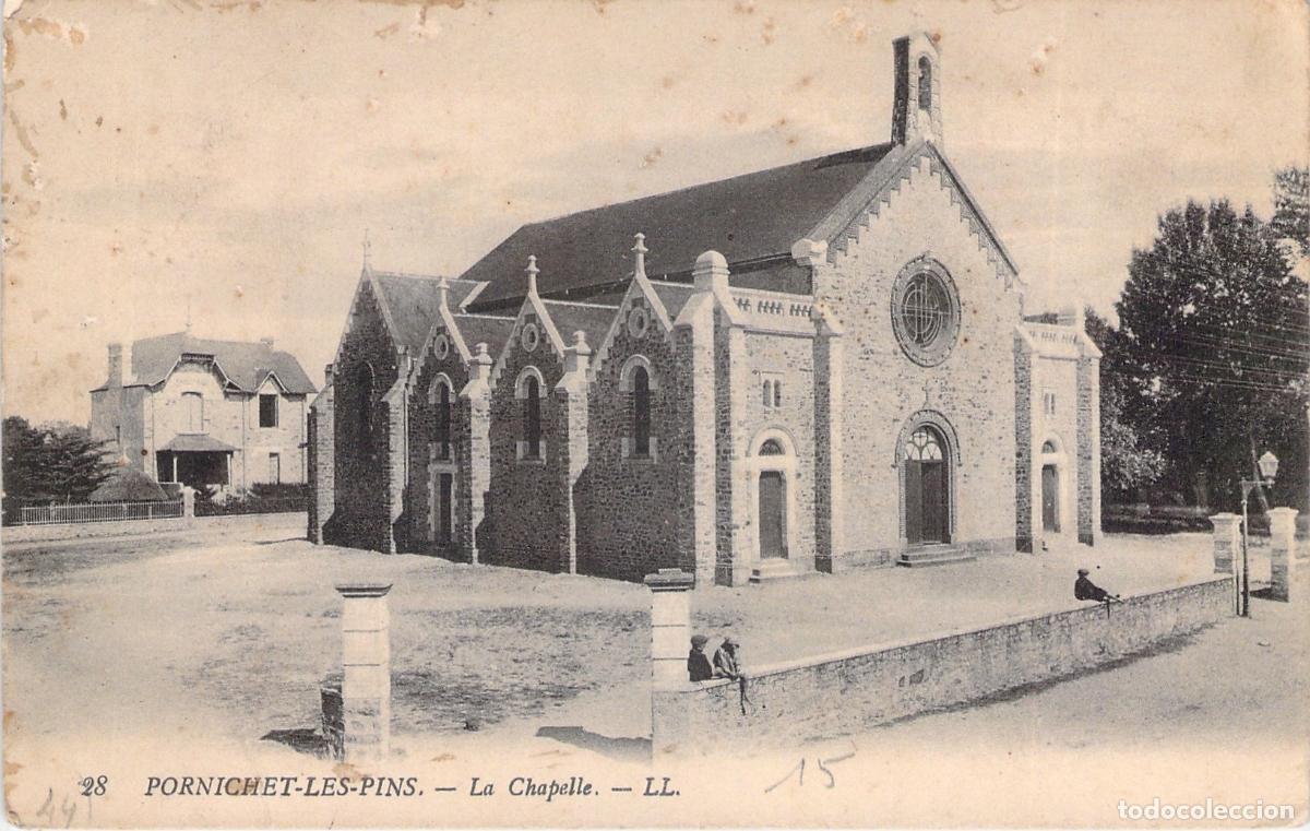 Postais: Postal de la Capilla en Pornichet-les-Pins Francia