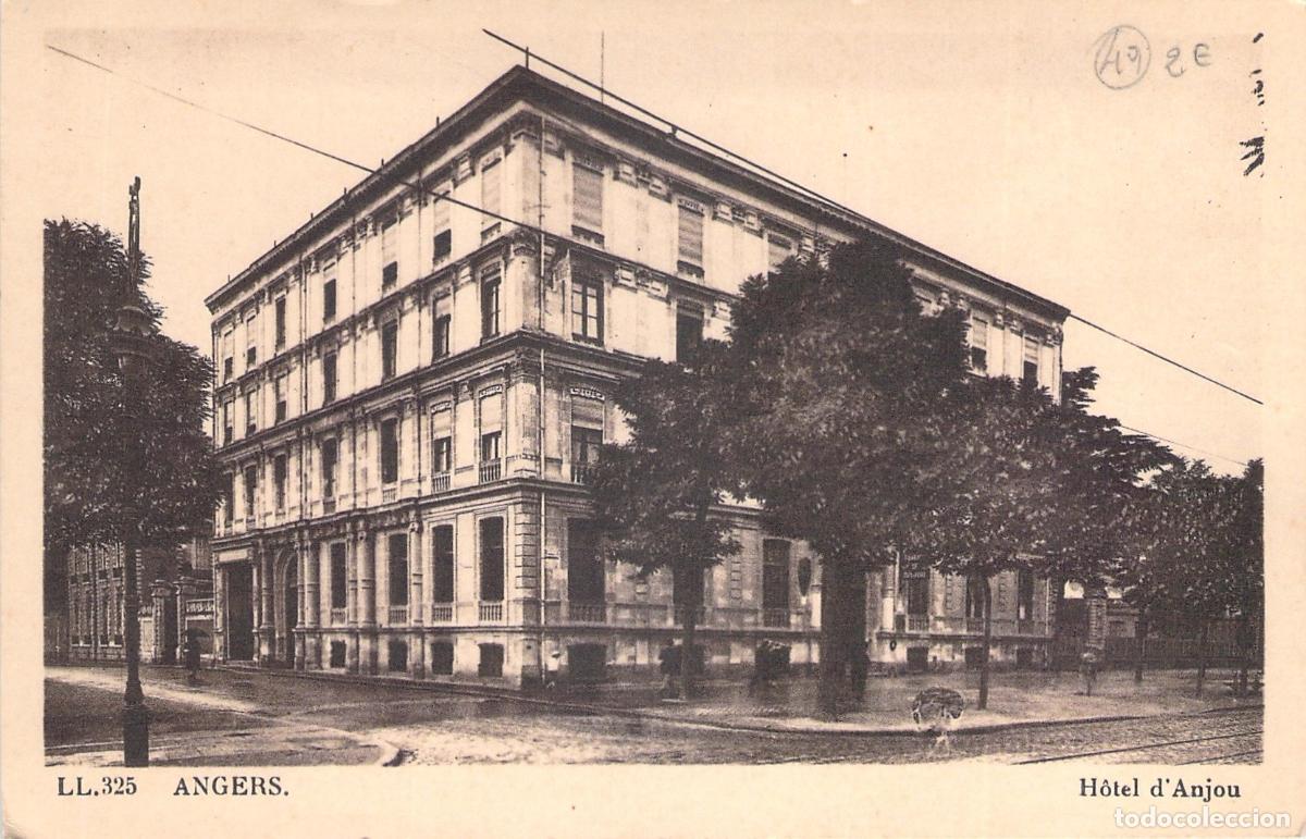 Postais: Postal de Angers Francia Hotel d'Anjou