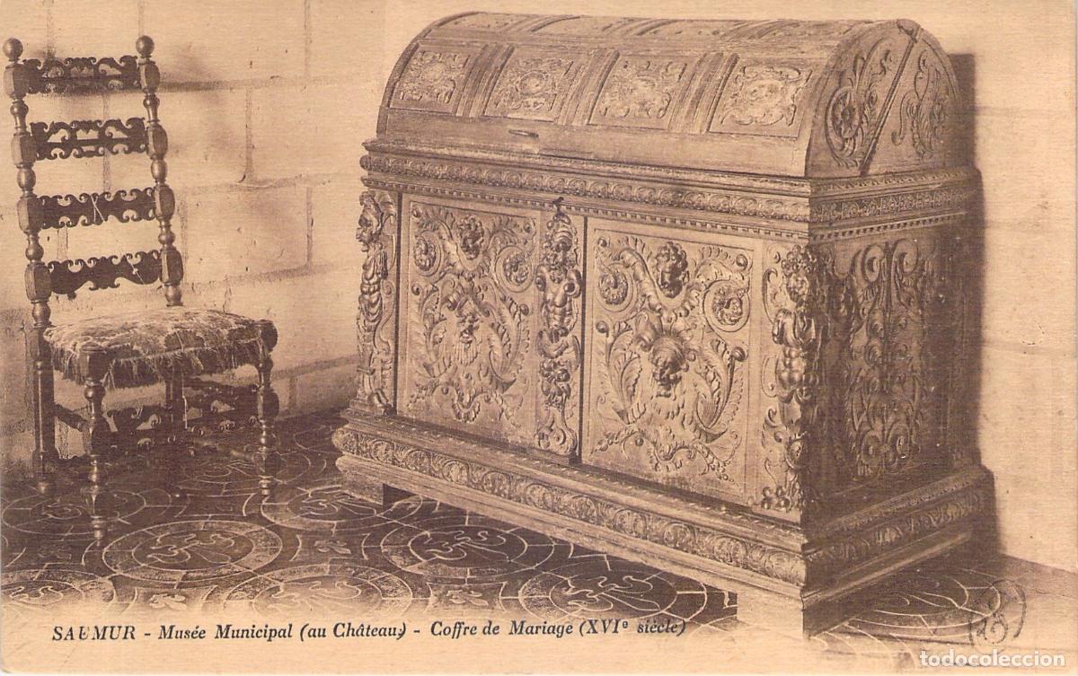 Cartes Postales: Postal de Saumur - Cofre de matrimonio del Museo Municipal