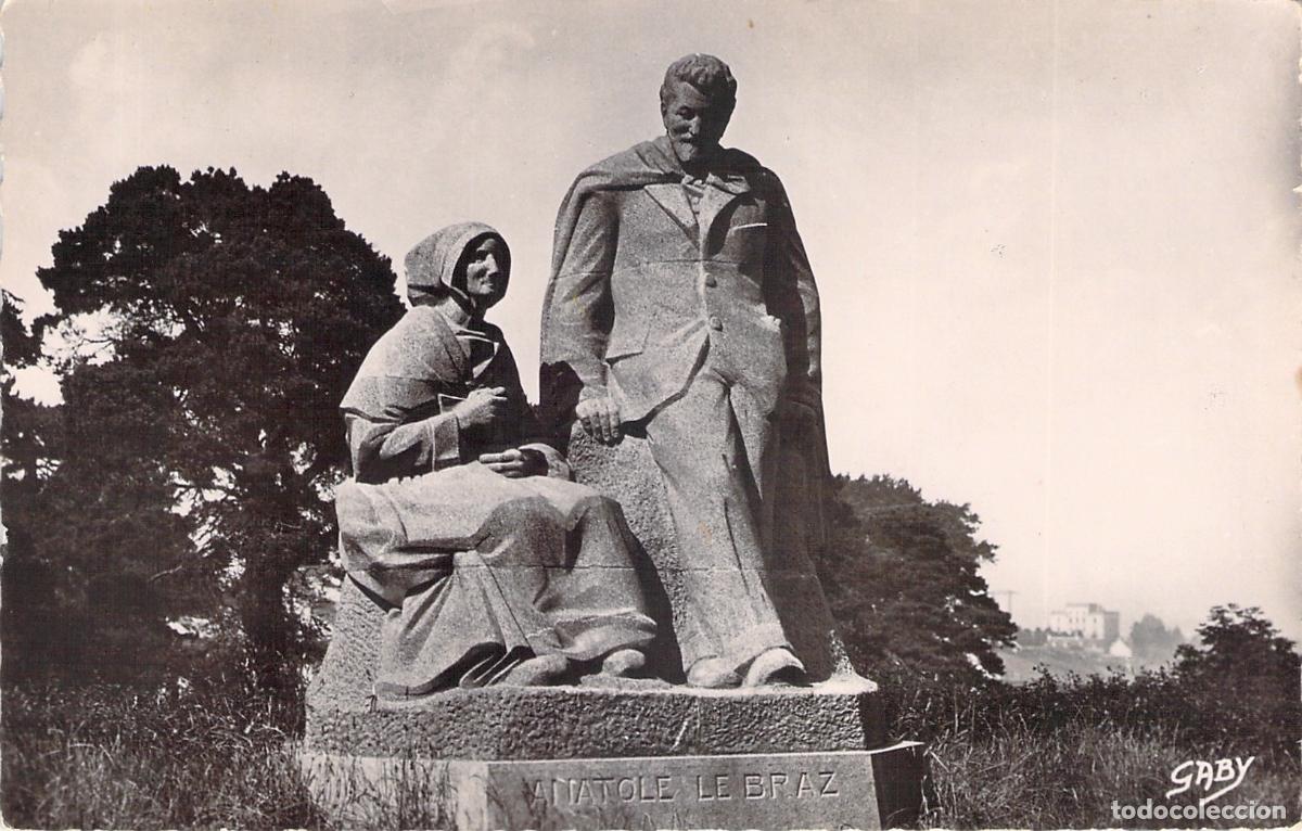 Postales: Postal de Saint-Brieuc, Monumento a Anatole Le Braz