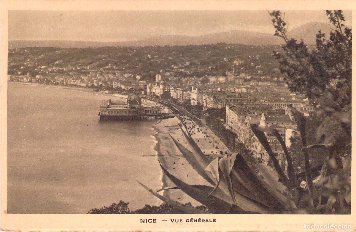 Cartes Postales: Postal de Niza, Vista General de la Costa y Ciudad