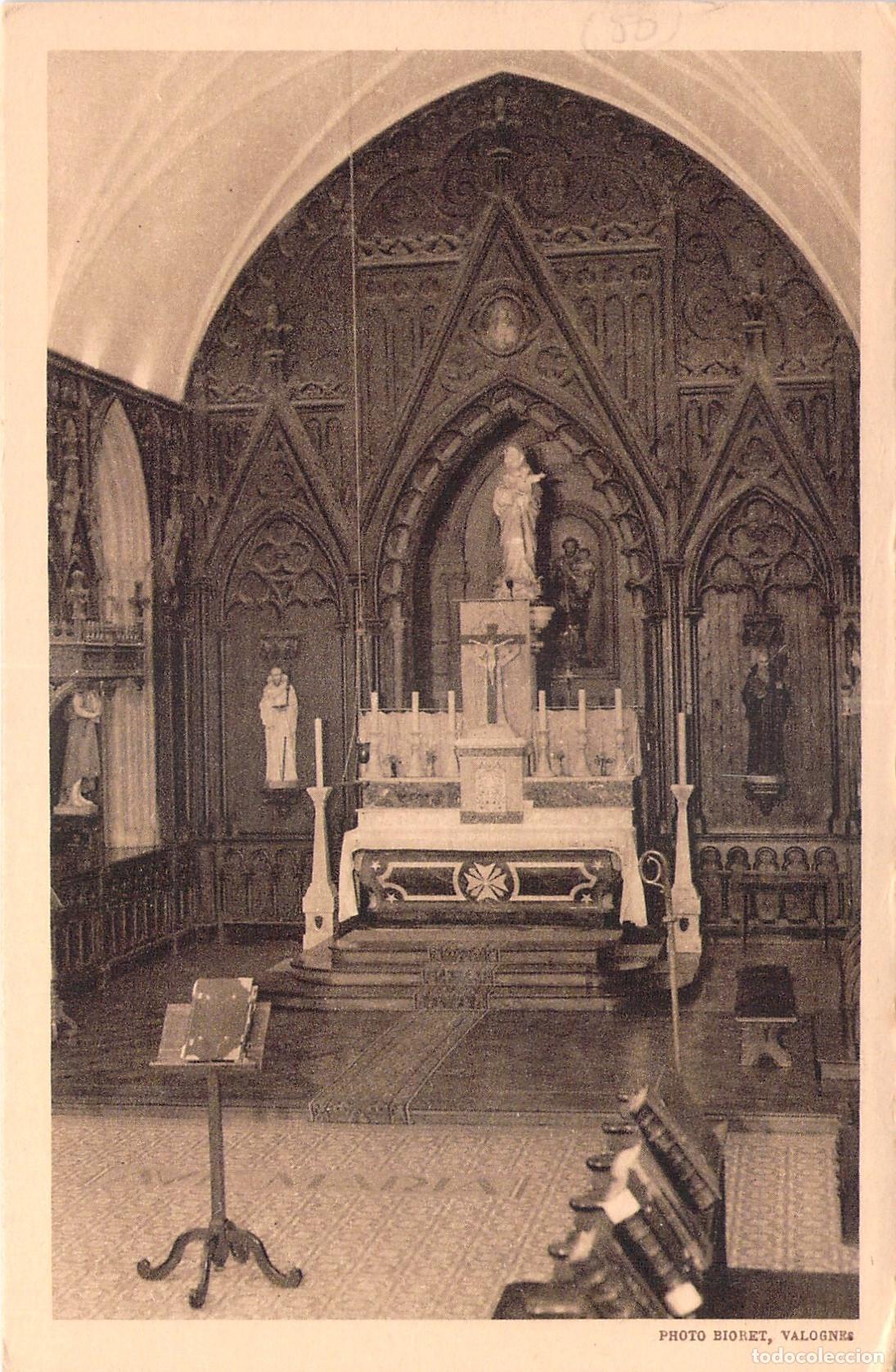 Cartes Postales: Postal de la Abad&iacute;a Notre-Dame de Grace en Bricquebec, Francia