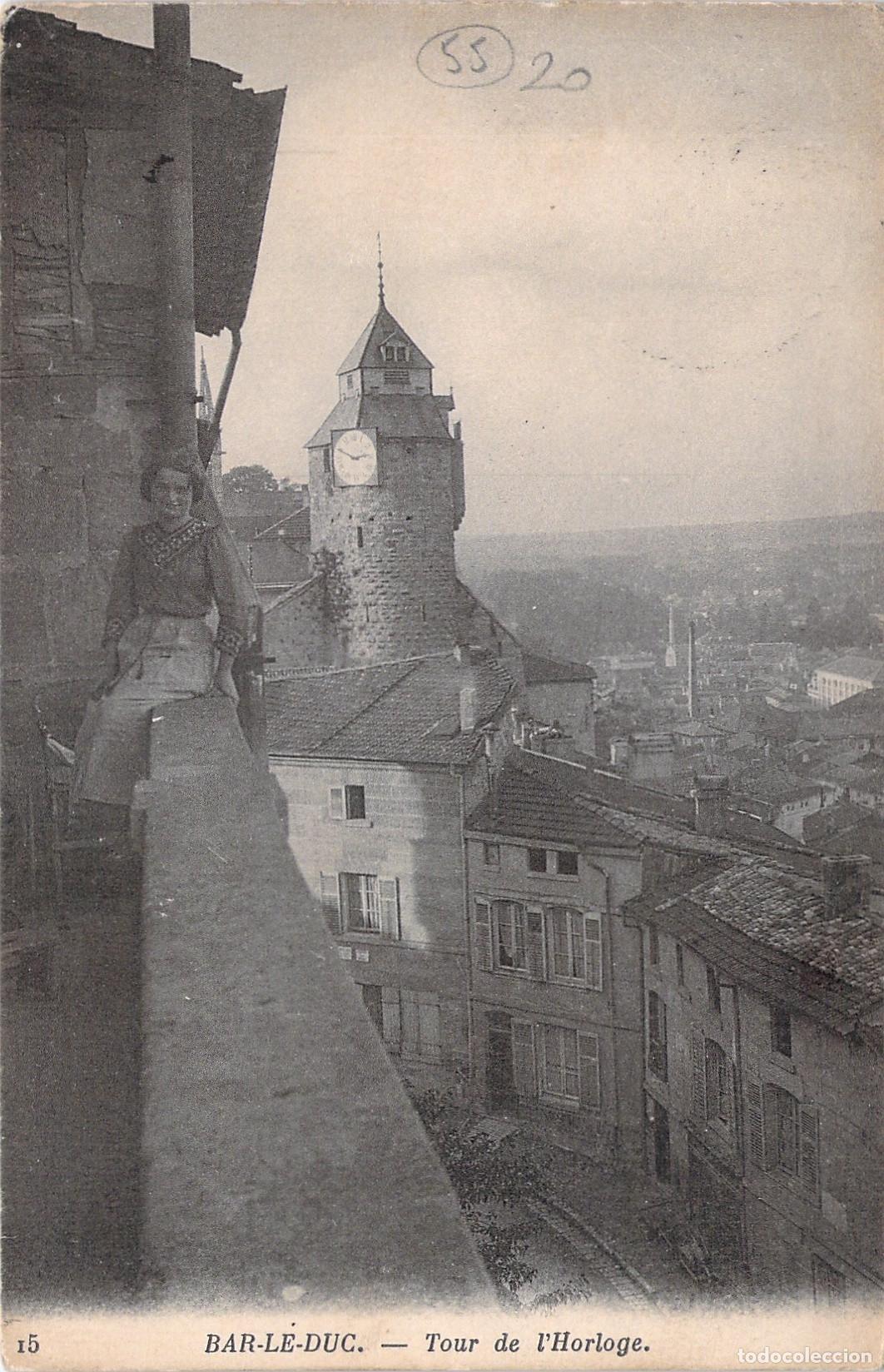 Cartes Postales: Postal de Bar-le-Duc con la Torre del Reloj en Francia