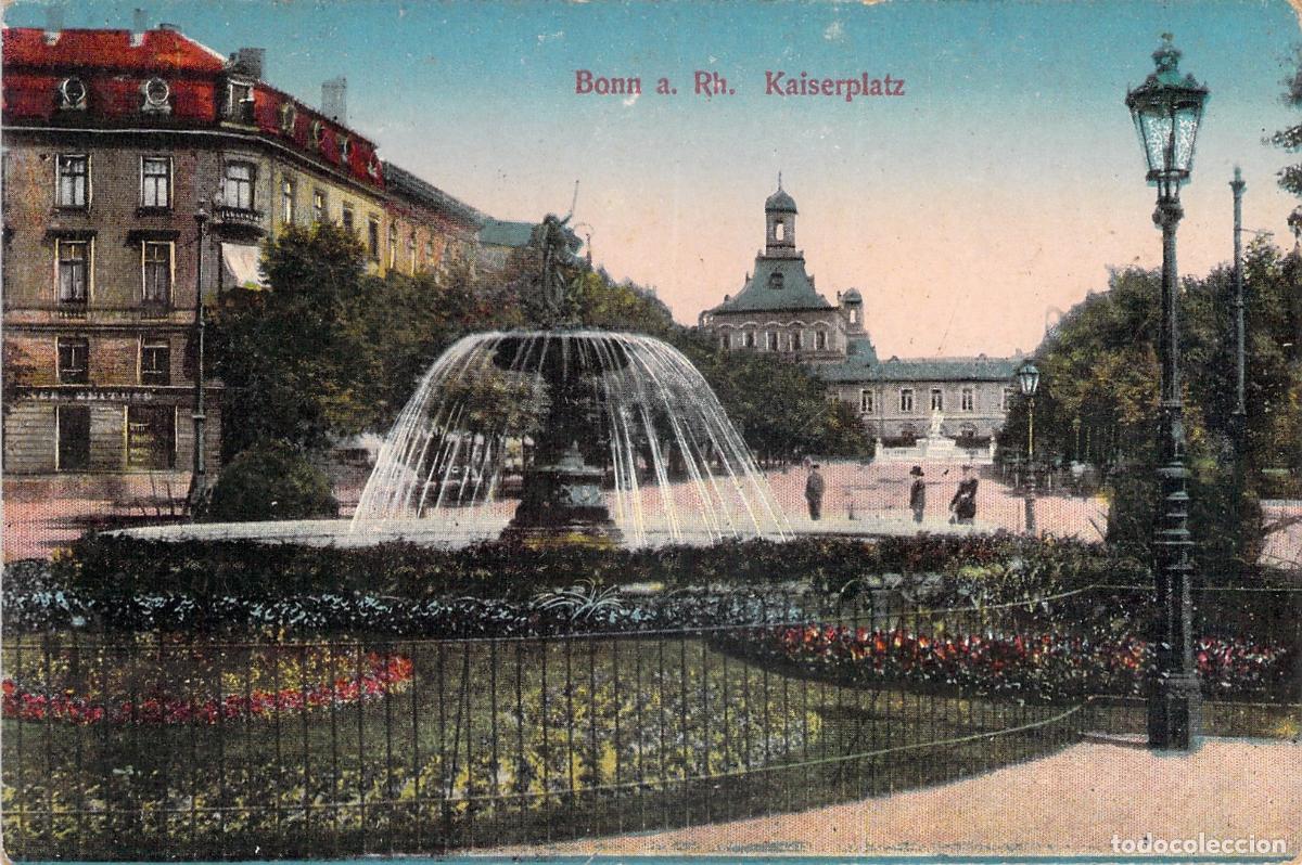 Cartes Postales: Postal de Bonn Alemania Kaiserplatz con Fuente