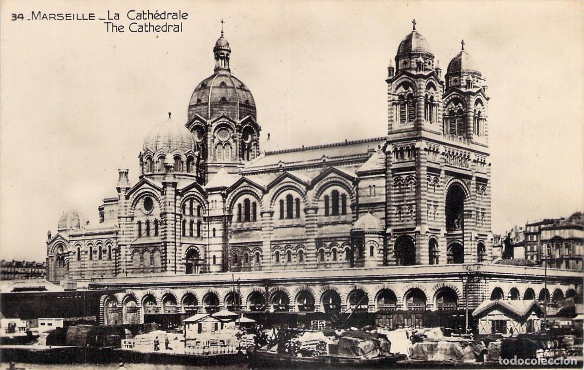 Cartes Postales: Postal de la Catedral de Marsella Francia