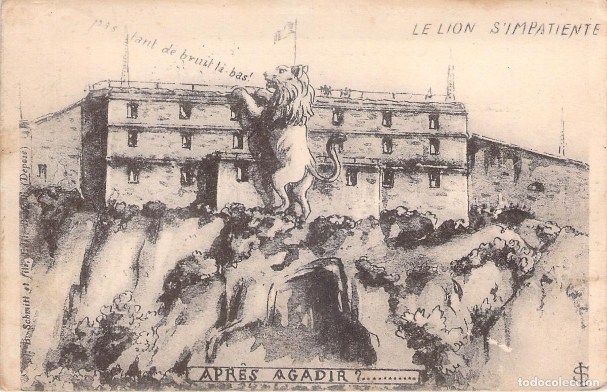 Postais: Postal hist&oacute;rica del Le&oacute;n de Belfort durante la Gran Guerra