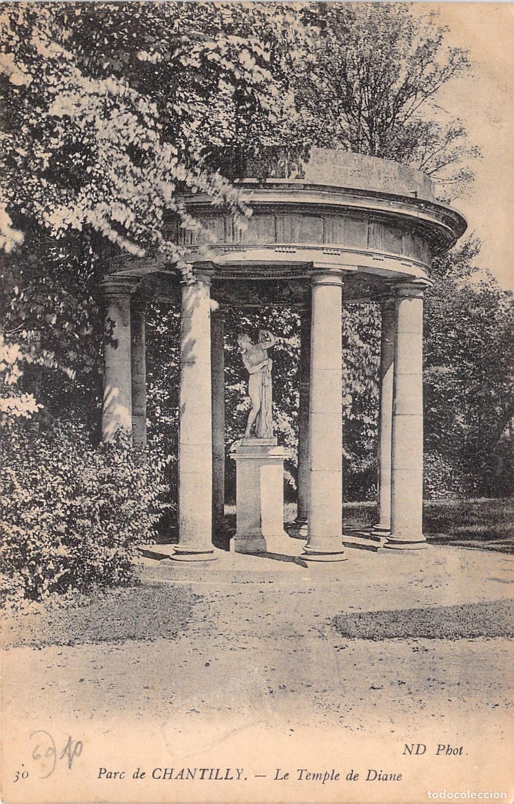 Postkarten: Postal de Chantilly Francia Templo de Diana