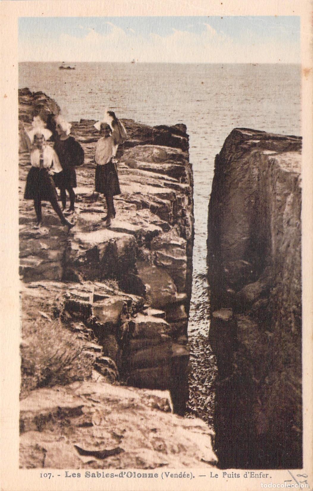 Cartes Postales: Postal de Puits d'Enfer en Les Sables-d'Olonne, Vend&eacute;e, Francia