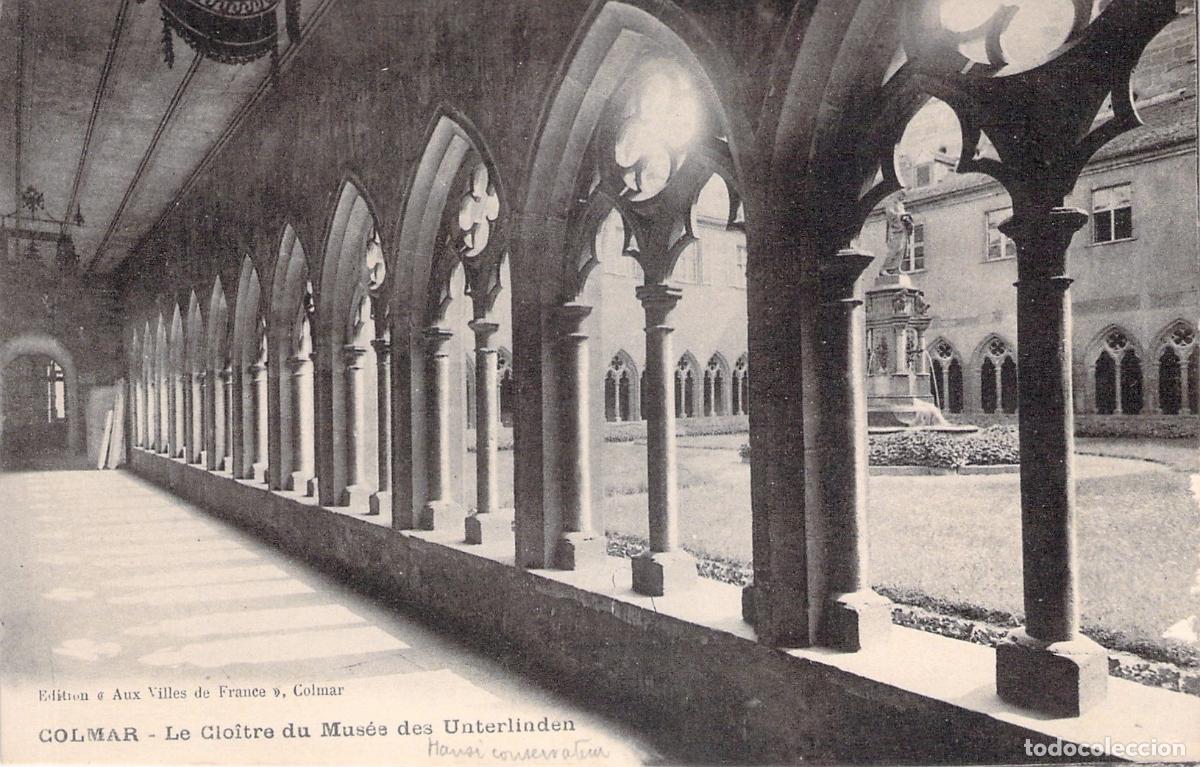 Cartoline: Postal de Colmar Francia Claustro del Museo Unterlinden