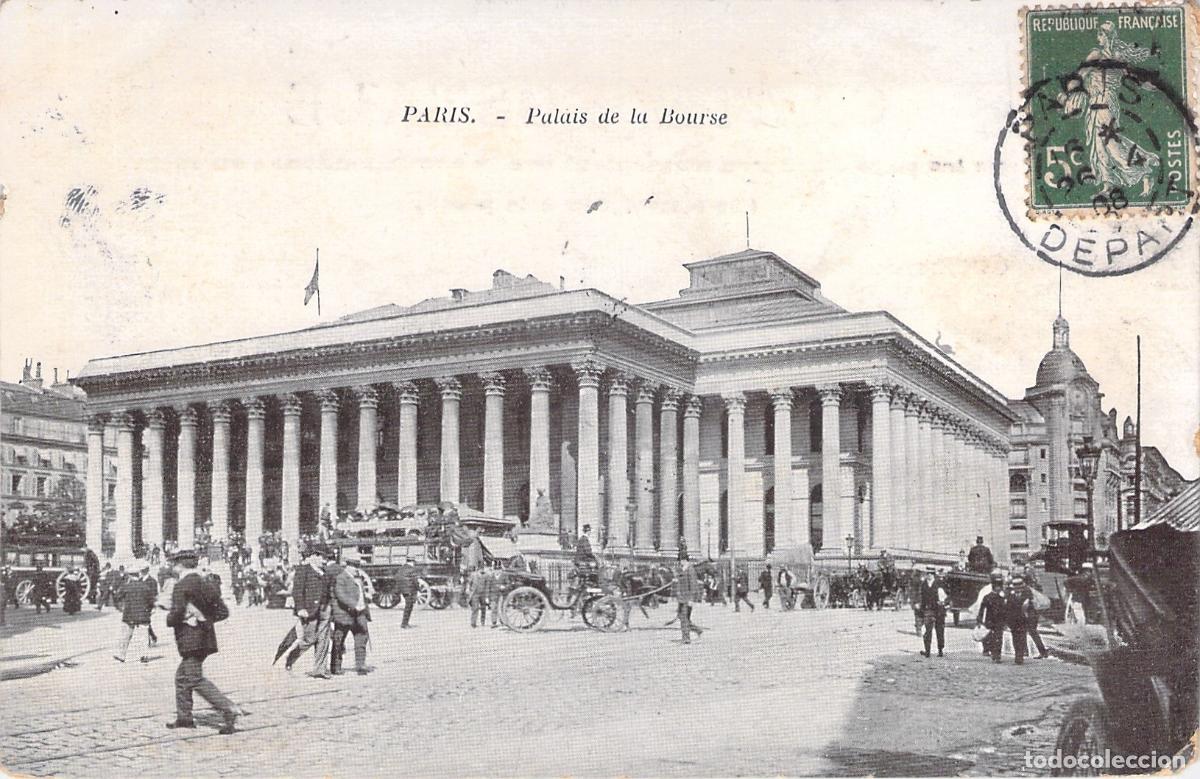 Postkarten: Postal de Par&iacute;s Palacio de la Bolsa de Valores