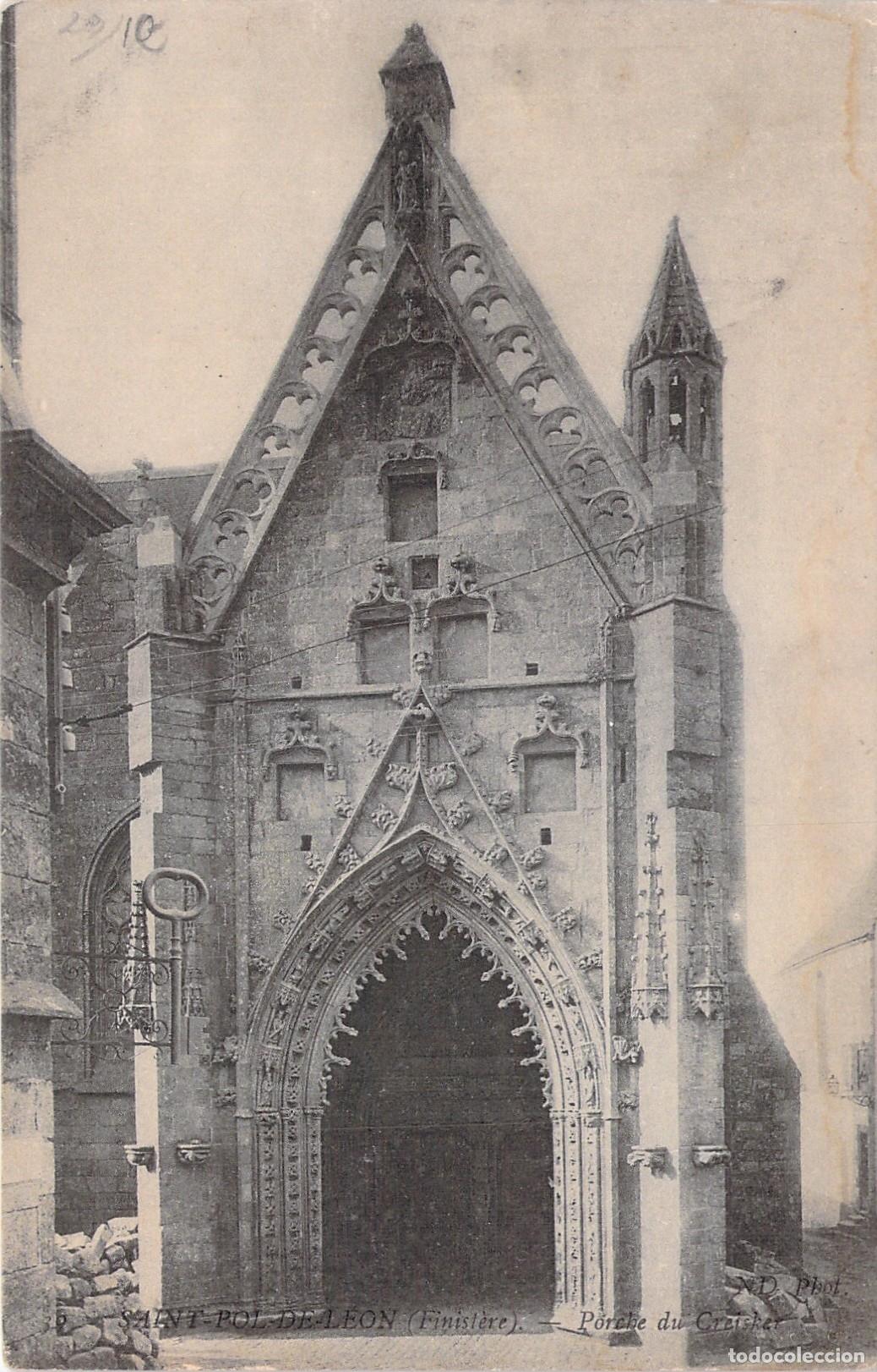 Postcards: Postal de la arquitectura g&oacute;tica de la capilla de Creisker en Francia