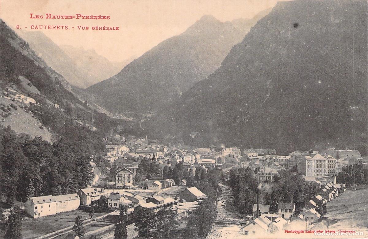 Postais: Postal de Cauterets vista general de los Pirineos franceses