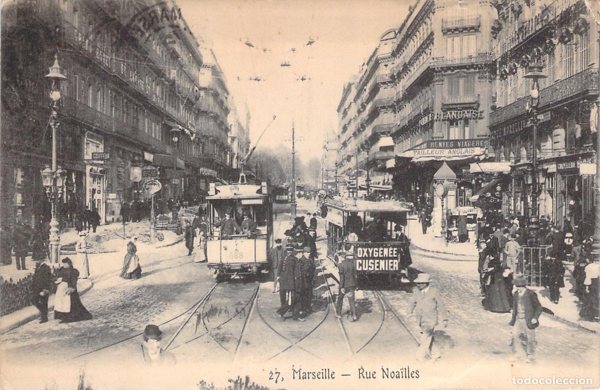 Postales: Postal de la calle Rue Noailles en Marseille Francia