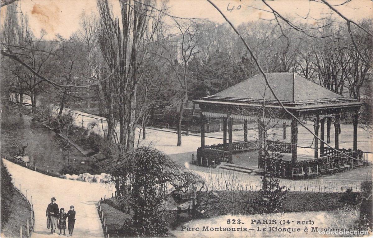 Postales: Postal de Paris Parc Montsouris Quiosco de M&uacute;sica