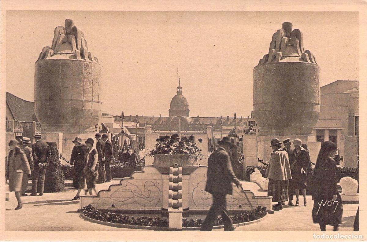 Postkarten: Postal de la Exposici&oacute;n Internacional de Artes Decorativas de Par&iacute;s