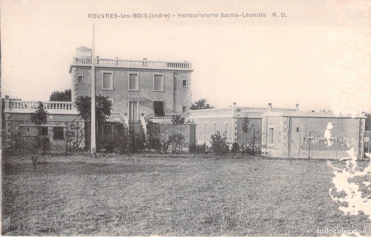 Postkarten: Postal de la Herborister&iacute;a Sainte-L&eacute;onide en Rouvres-les-Bois, Francia